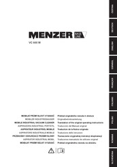 Menzer VC 660 M Manual De Instrucciones