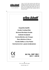 EFBE-SCHOTT DKP 100.1 Manual De Instrucciones