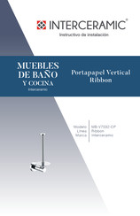Interceramic Ribbon MB-V7032-CP Manual De Instrucciones