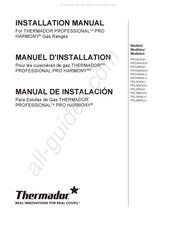 Thermador PROFESSIONAL PRO HARMONY PRG363GDH Manual De Instalación