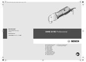 Bosch GWB 10 RE Professional Manual Original