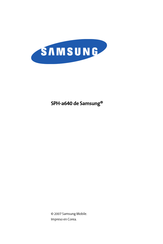 Samsung SPH-a640 Manual De Instrucciones