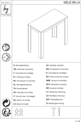 byLIVING NELE 80 LA Manual De Instrucciones