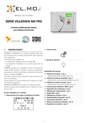 EL.MO. Spa VILLEGGIO NG-TRX Serie Manual Del Usuario