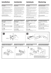 Sony CDX-4180R Instalación / Conexiones