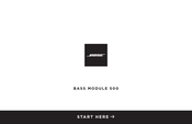Bose BASS MODULE 500 Manual De Usuario