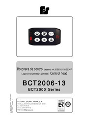 Federal Signal Legend BCT2006-13 Manual Del Usuario