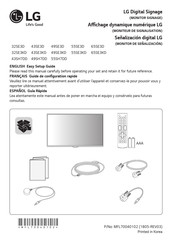 LG 49SE3KD Guía Rápida