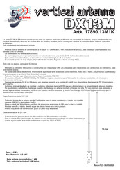 Eantenna DX13M Manual Del Usuario