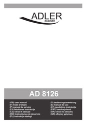 Adler Europe AD 8126 Manual De Uso