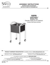 Safco 5375 Instrucciones De Ensamblaje