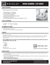 Decolav 1228-B Manual De Instalación