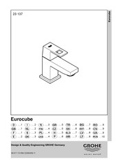 Grohe Eurocube 23 137 Manual De Instrucciones