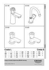 Grohe Costa S 20 393 Manual De Instrucciones