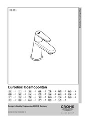 Grohe Eurodisc Cosmopolitan 23 051 Manual De Instrucciones