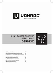 VONROC GS501 Serie Traducción Del Manual Original