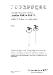Endress+Hauser Levelflex FMP57 PROFIBUS PA Manual De Instrucciones Abreviado