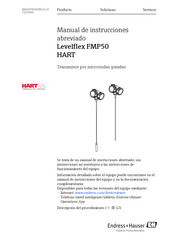 Endress+Hauser Levelflex FMP50 PROFIBUS PA Manual De Instrucciones Abreviado