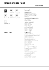 Hotpoint LFSA+ 2164 Instrucciones De Uso