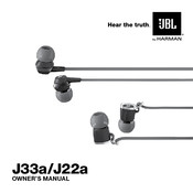 Harman JBL J22a El Manual Del Propietario