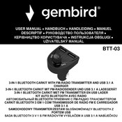 Gembird BTT-03 Manual De Instrucciones