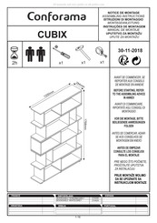 CONFORAMA CUBIX 214424 Manual De Montaje