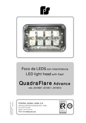 Federal Signal Advance QuadraFlare Manual Del Usuario