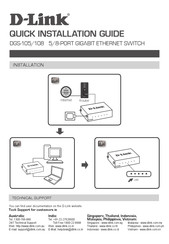 D-Link DGS-105 Guía De Instalación Rápida