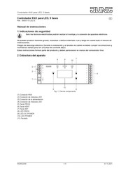 Jung 39005 1S LED E Manual De Instrucciones