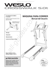 Weslo CROSSWALK 5.0t Manual Del Usuario