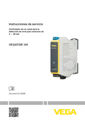 Vega VEGATOR 141 Instrucciones De Servicio