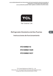 TCL RT210WM2110 Manual De Instrucciones