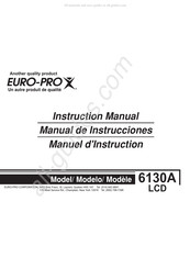 EURO-PRO 6130A LCD Manual De Instrucciones