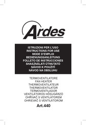 ARDES 440 Folleto De Instrucciones