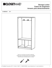 ClosetMaid Storage Locker Instrucciones De Montaje