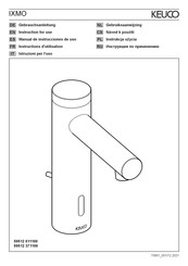 KEUCO IXMO 59512 011100 Manual De Instrucciones De Uso