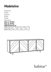 Habitat Madeleine 811734 Manual De Instrucciones