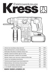 KRESS KUC61.91 Manual De Instrucciones