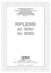 Gessi RIFLESSI 38303 Manual Del Usuario