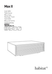 Habitat Max II 805832 Instrucciones De Montaje