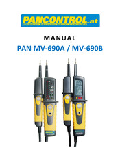 PANCONTROL PAN MV-690A Manual De Instrucciones