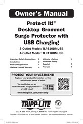 Tripp-Lite Protect It! TLP310DMUSB El Manual Del Propietario