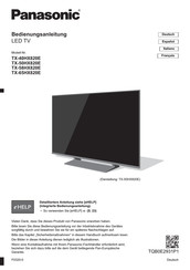 Panasonic TX-40HX820E Manual De Instrucciones