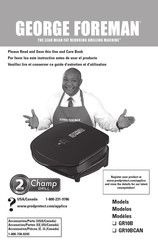 George Foreman GR10B Manual Del Usuario