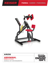 Keiser AIR250 Manual De Funcionamiento