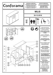 CONFORAMA MILIS Manual De Montaje