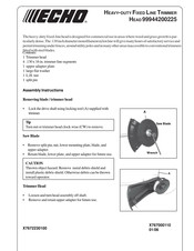 Echo 99944200225 Manual Del Usuario