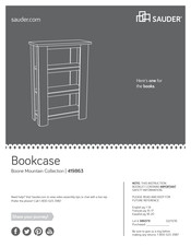 Sauder Boone Mountain 419863 Instrucciones De Ensamblaje