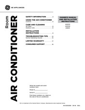 GE AEW06 Manual Del Propietario Y Instrucciones De Instalación