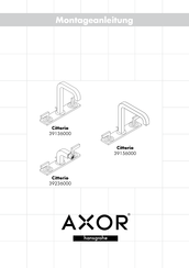 Hansgrohe AXOR Citterio 39156000 Guia De Inicio Rapido